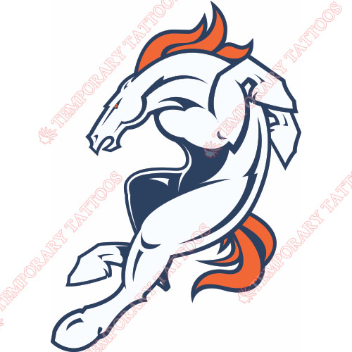 Denver Broncos Customize Temporary Tattoos Stickers NO.507